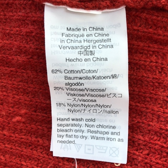 Madewell Chunky Knit Crew Neck Sweater, Medium - Picture 5 of 6